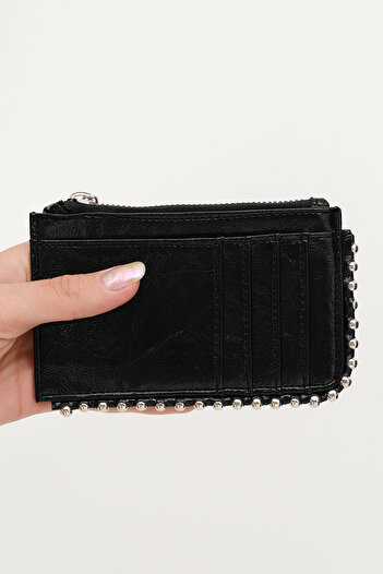 Addax Studded Card Holder Wallet Czdn3002