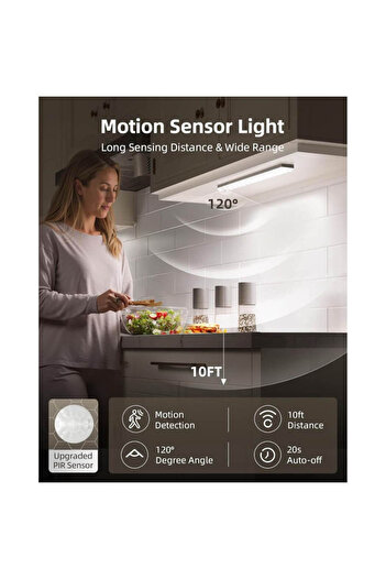 EZVALO LED Motion Sensor Light - 6-Pack