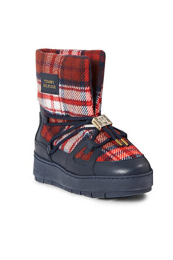 Tommy Hilfiger Cizme de zăpadă pentru femei FW0FW07612 albastre