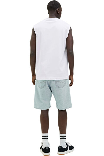 Jack & Jones Maieu JACK & JONES Alma Αμάνικη Μπλούζα με Κουκούλα - 12276950-Φωτεινό Λευκό