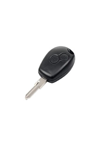 motor starter Car key shell, compatible with Dacia Logan, 2 buttons, black