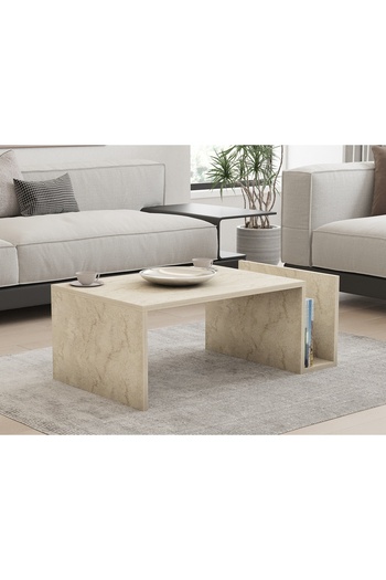 UnicUtil Coffee table, Modern Touch, UnicUtil, 87 x 50 x 33 cm, Cream