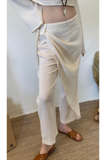 ARİNNASİDE Knitted Detailed Trousers