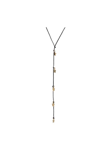 ohmygod jewelry 925 Silver Choker Necklace with Gold Plated Silver Accessories, Adjustable – Stardust Choker