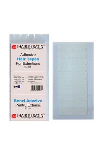 Ihair Keratin Adhesive Strips for Extensions Ihair Keratin Set 50 pcs