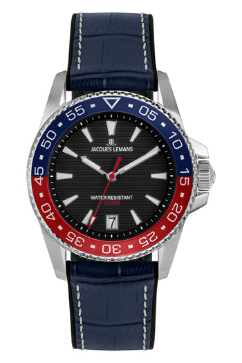 Jacques Lemans 1-2205D Liverpool Diver Men's Watch