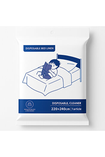 TSUMAB Disposable Bed Linen – 220×240cm (1 pc/pack)