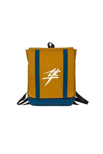 CrowsGate Hayabusa White Logo Yellow Backpack