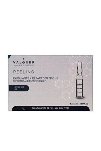 Valquer Exfoliating, Antioxidant, and Repairing Ampoules for Evening Use - 5 x 2 ml