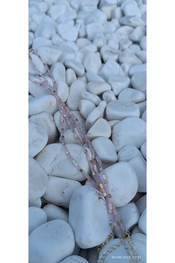 ARİ TAKI Pink Steel Anklet