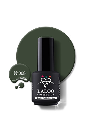 Laloo Cosmetics 008 Khaki | Laloo gel polish 15 ml