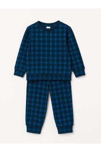 Zekids Set pijamale cu textura moale pentru băiat