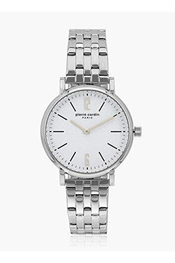 Pierre Cardin Women'S White Dial Stainless Steel Band Watch - Pc902262F04, Analog Display