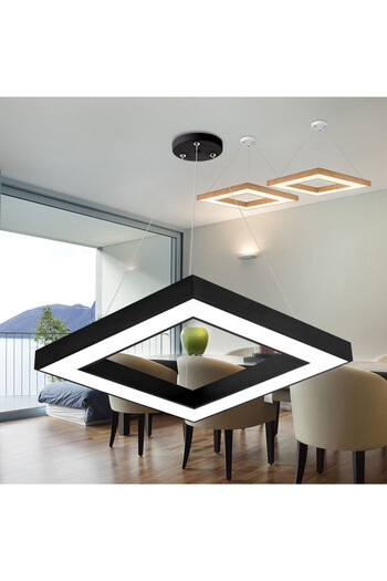 Braytron LED Blade chandelier BR-BH16-07181, 36W, 3240lm, IP20, black,