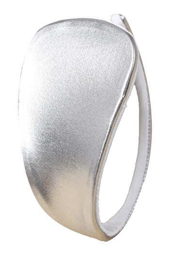 WildFashion Invisible silver C-String panty made of elastic material, without side straps, Silver, GS1360-6
