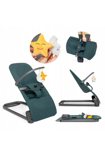Kidnort Children's swing, Kidnort, ergonomic, with seat belt, removable bumper, p