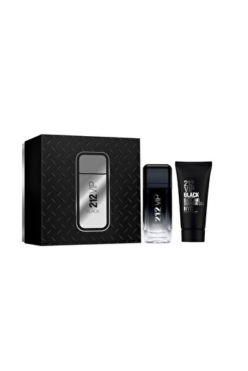 Carolina Herrera 212 VIP Black Eau de Parfum, Men's Gift Set - Eau de Parfum 100 ml + Shower Gel 100 ml