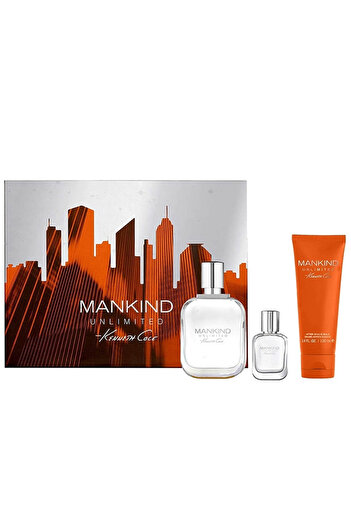 Kenneth Cole Mankind Unlimited for Men Set EDT 100Ml and EDT 15Ml and Asb 100Ml