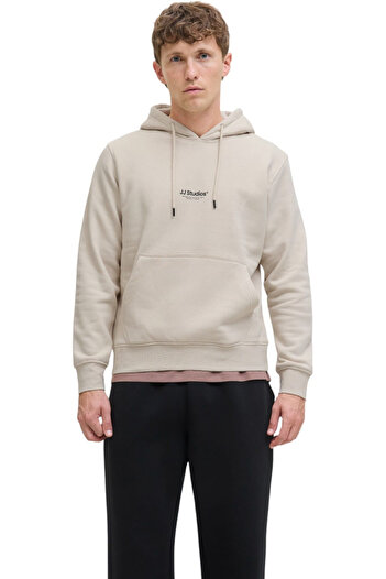 Jack & Jones Φούτερ Hanorac JACK & JONES Soho - 12278789-Moonbeam
