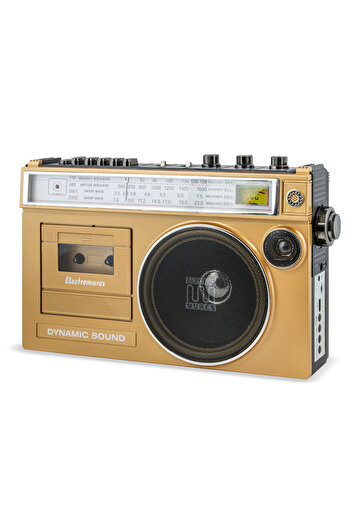 Electromures Bluetooth Speaker with Cassette Player FM/AM/SW Radio EM 1011 USB Popular/Taraf Edition
