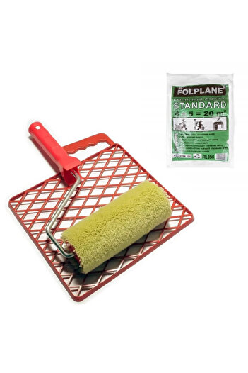 Artool Roller with grill, 23 cm/47 mm, green, PROFI, + 20 sqm film