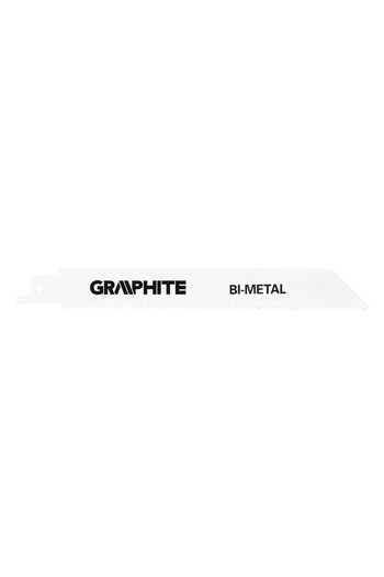 graphite Blade for Reciprocating Saw, Wood and Metal, BIM, 14 TPI, Set of 2, 300 mm,
