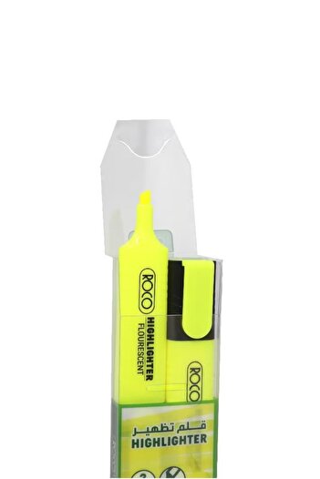 Roco 120 Highlighter – 1.2 to 5 mm Chisel Tip Yellow