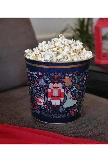 FARALYAHOME Tales Nutcracker Patterned Popcorn Bucket, 17.5 X 17 Cm, 2.6 Lt