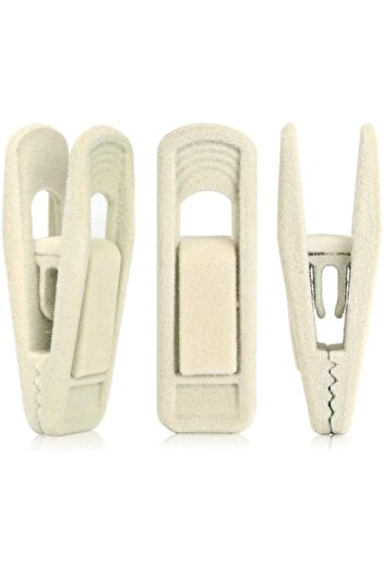 Generic TOROTON Velvet Hangers With Strong Finger Clips, Perfect for Thin Hangers, 20 Pack Beige Pants Clip