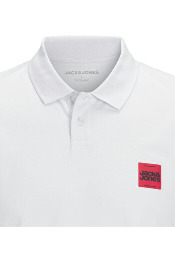 Jack & Jones Tricou JACK & JONES Brandy Polo SS - 12287226-Λευκό