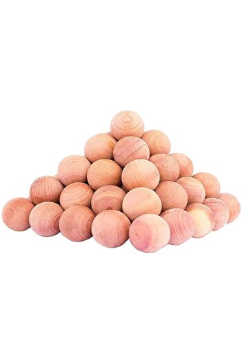 Generic ELECDON Cedar Wood Balls Moth Repellent, 100% Natural Cedar Balls Clothes Protection for Clothes Dr