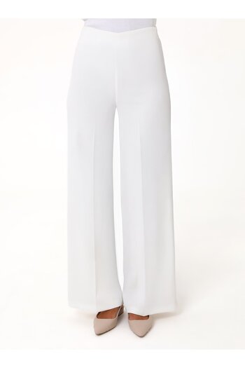 Refka Palazzo Pants - White -
