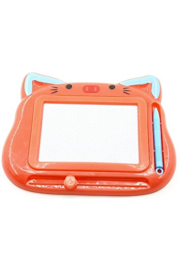 CLICK Magnetic Writing and Drawing Tablet, Cat Model, with Pen, Red