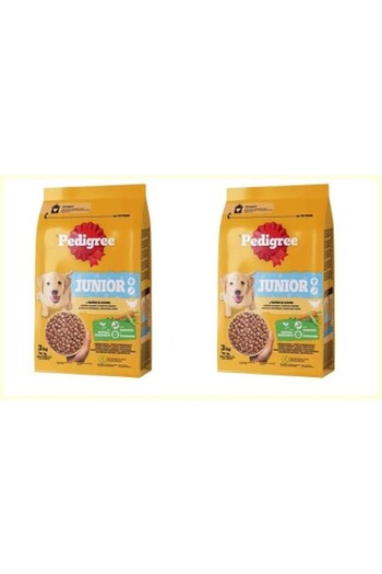 Pedigree Kümes Hayvanlı ve Sebzeli Yavru Köpek Mama 3 Kg*2 Adet