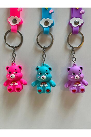 LABURN 1 Pc Cute Bears Ornament Keychain Lover Gift Keychain