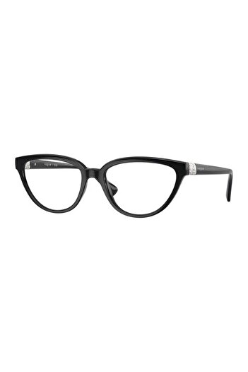 Vogue Eyeglass frames, Vogue, VO 5517-B W44, cat eye, black, plastic, 54 mm x 17 mm x 140 mm