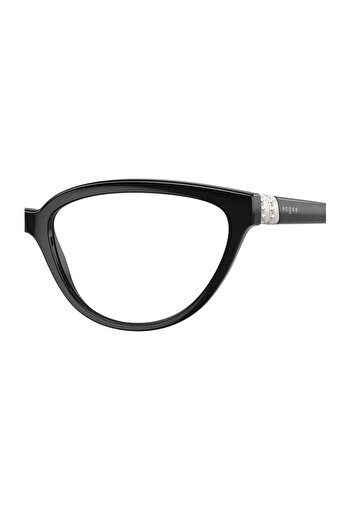 Vogue Eyeglass frames, Vogue, VO 5517-B W44, cat eye, black, plastic, 54 mm x 17 mm x 140 mm