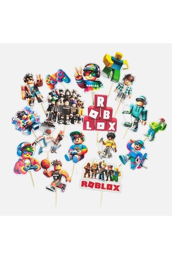 Roblox Set decoratiuni tort baieti 5-15cm