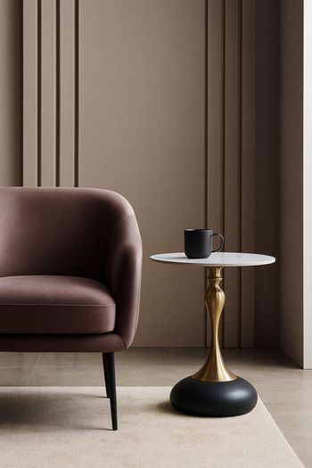 private house Single serving table, ceramic top, 45*45*55 cm