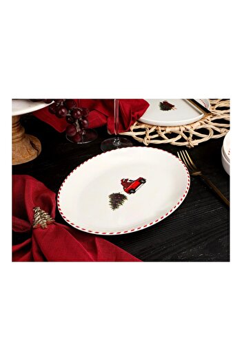 Porland Ruby Bear Boat Plate 28 cm
