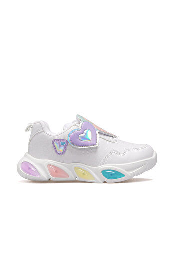 Vicco Lovely Girl's Light Sneaker Sports Shoes 25K 346.234 Pk White