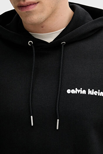 Calvin Klein Pamuklu Regular Fit Kapüşonlu Sweat LV04RC293GUB1 Erkek SWEAT LV04RC293G UB1