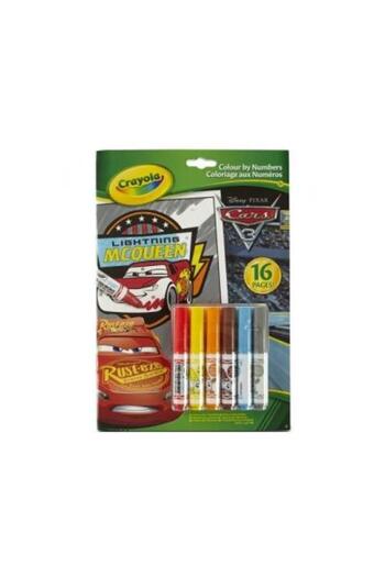 Crayola Cars Color by Number Set 2018