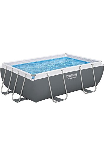 BESTWAY Power Steel Rectangular Pool Set 282×196×84 cm