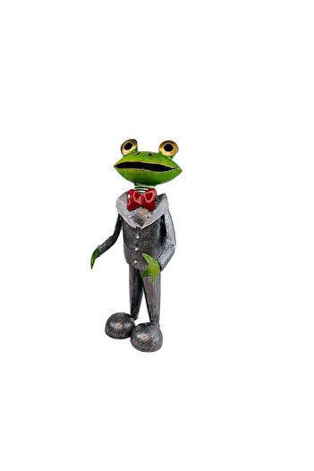OEM Garden decoration Frog in costume 37x16x14 cm