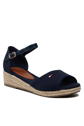 Tommy Hilfiger Espadrile pentru femei T3A7-32185-0048800 Albastru marin