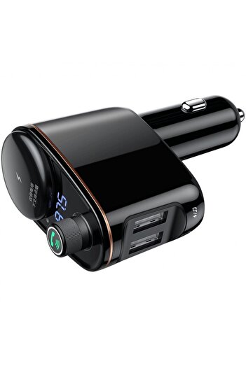 Tim Modulator FM Bluetooth S-06 (Overseas Edition), Impact Safe, L26, 2 x USB-A