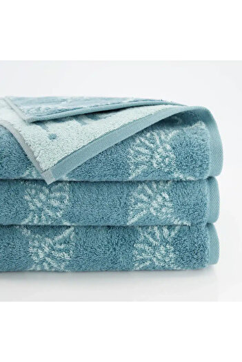 JOOP! Bath towel, 50x100 cm, JOOP!, 100% cotton, Cornflower collection, turquoise