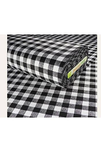 SÜMER Havana Plaid Stain-Proof, Liquid-Proof Duck Cloth - Black