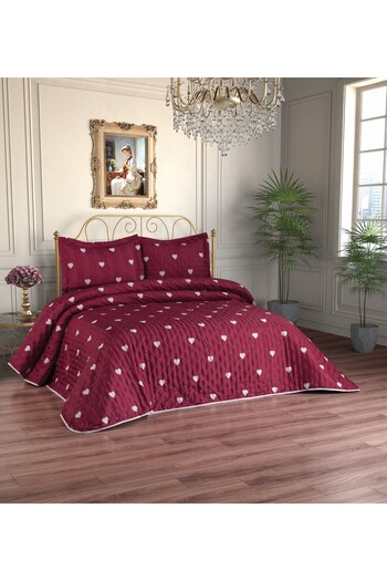 diabella Love Double Sided 3 Piece Double Bedspread